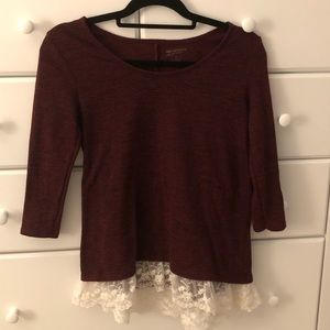 Arizona Jeans Company Lace Top